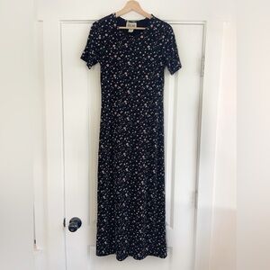 Cute Y2K Es-se Floral Long Dress - S